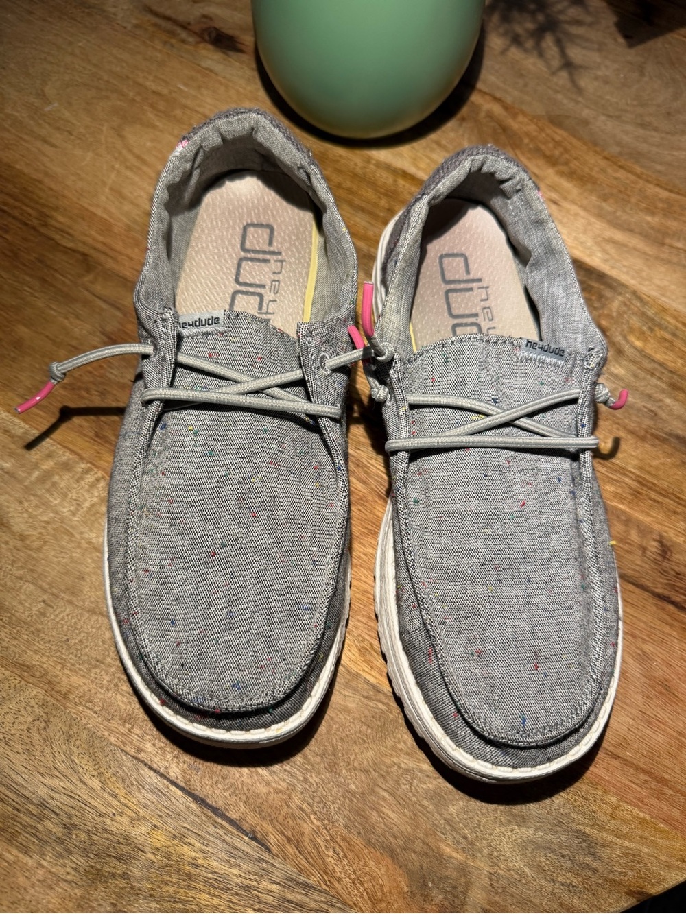Hey Dude Wendy Women's Slip-Ons in Heather Gray
